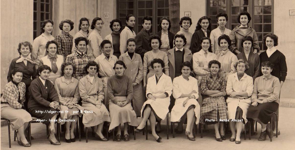 lycée de jeunes filles Delacroix à Alger, rue Charles Péguy 