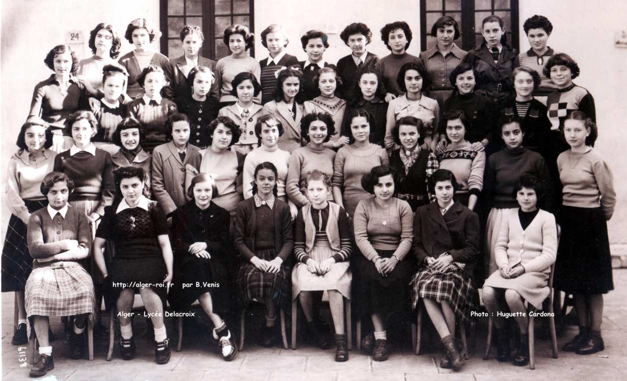 photos de classes,lycée delacroix,4,1949-1950,49-50