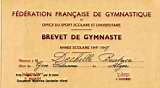 Brevet de gymnaste