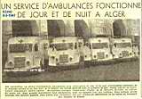 UN SERVICE D'AMBULANCES FONCTIONNE