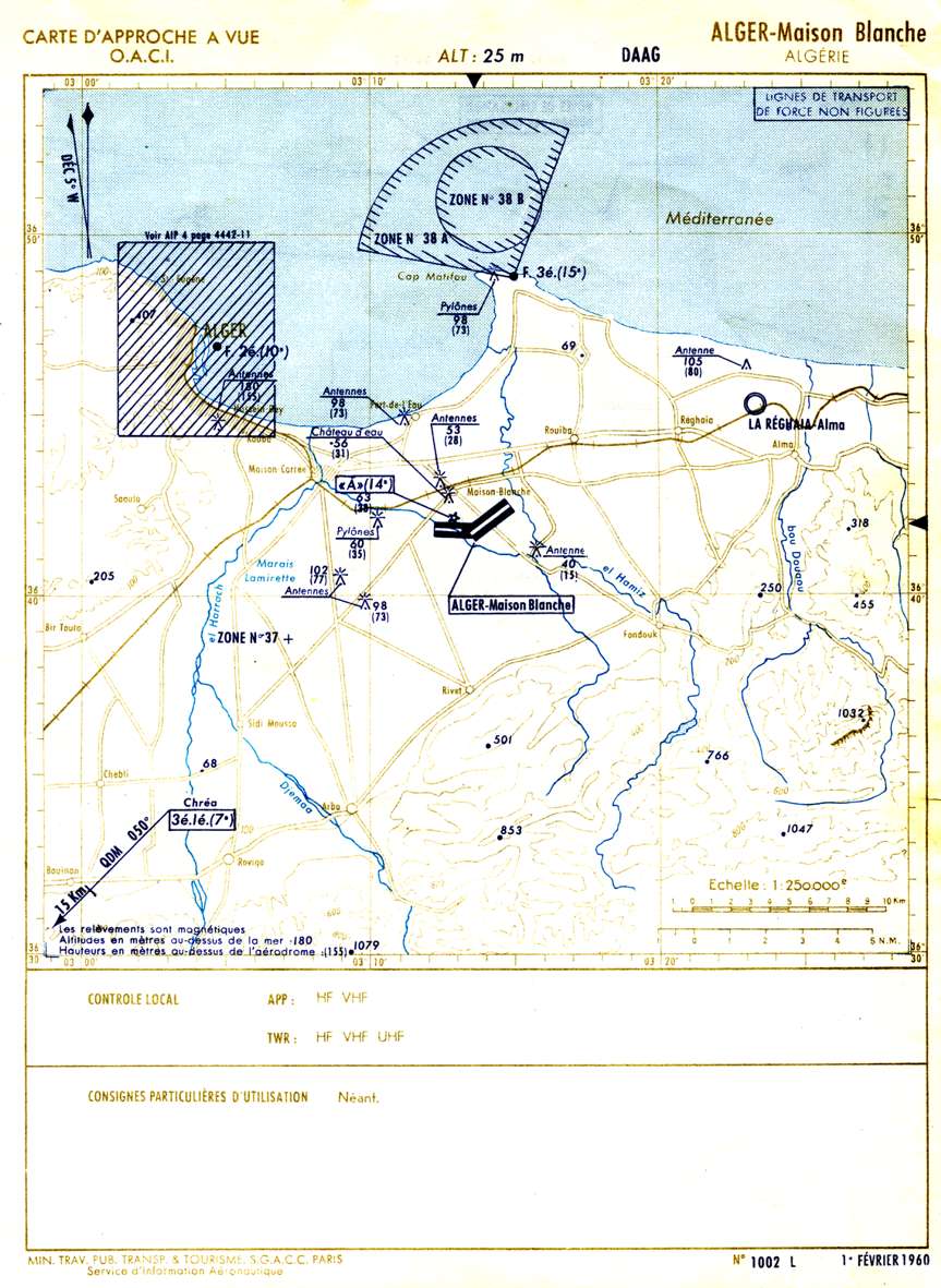 Carte d'approche À VUE, recto 