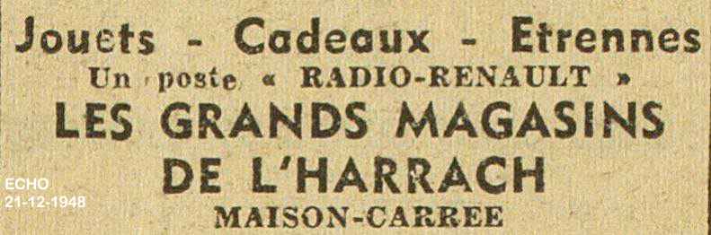 Les GRANDS MAGASINS de l'HARRACH