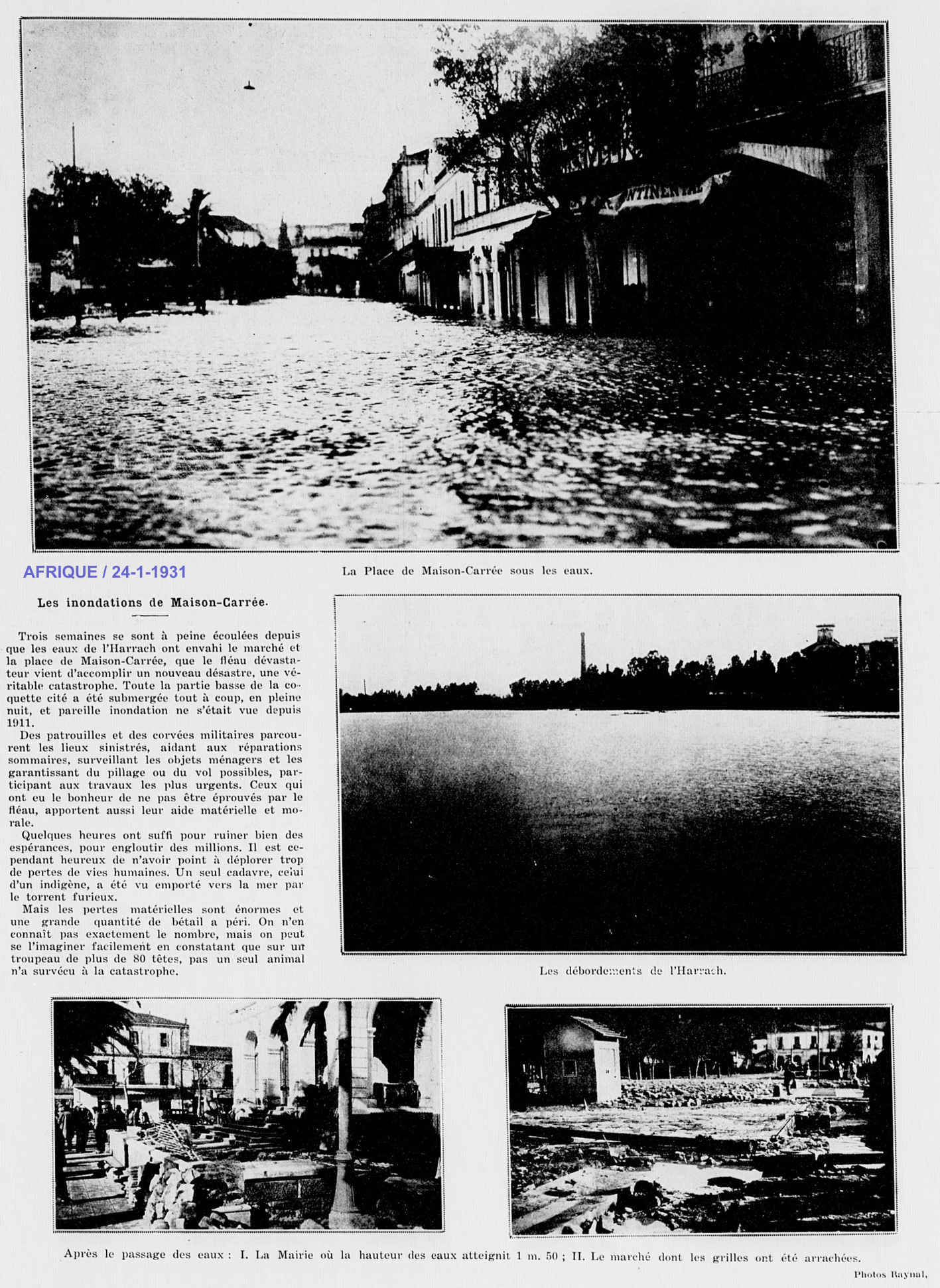 Les inondations de 1931