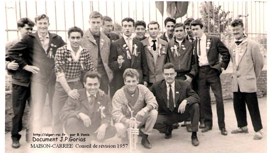 Les conscrits , en 1957