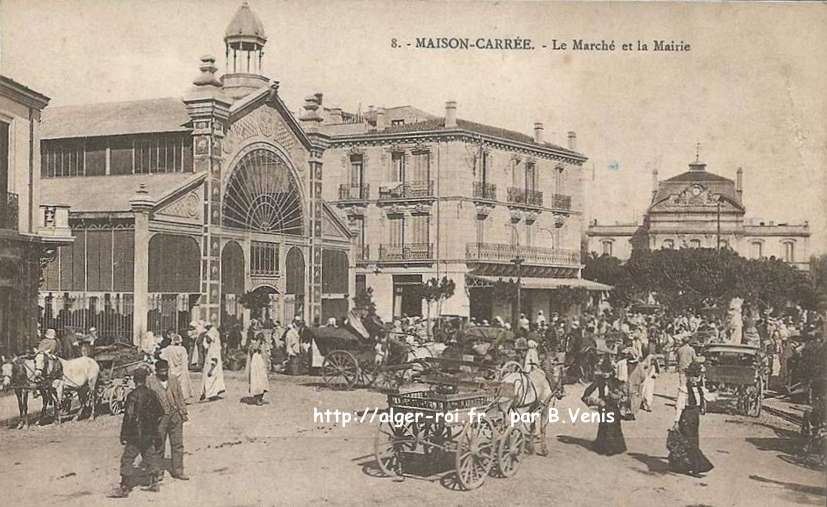 Le marché et la mairie