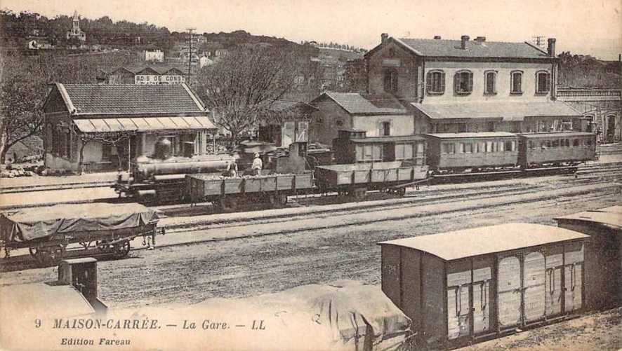 Maison-Carrée,la gare