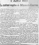 La catastrophe de 1943.