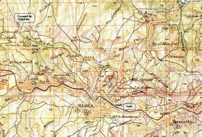 carte de Service géographique de l'armée de 1932 