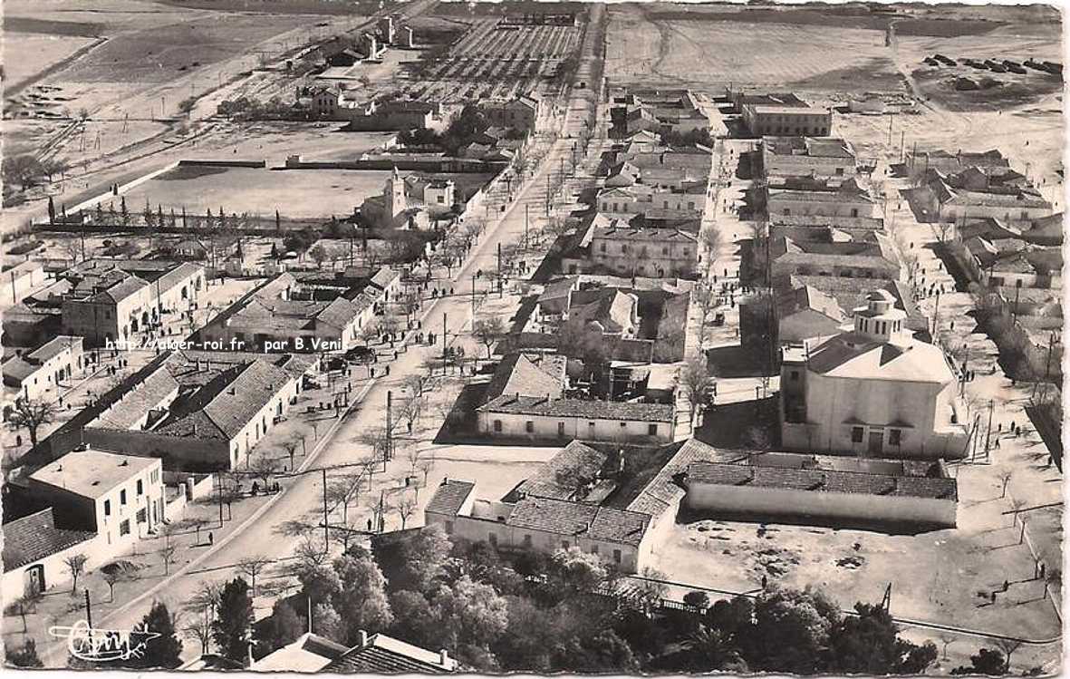 la meskiana,vue aerienne du village,1a