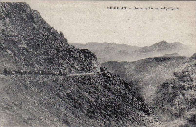 michelet,kabylie du djurdjura,rouite de tirourda