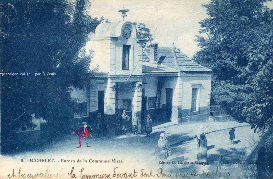 michelet,kabylie du djurdjura,bureau de la commune mixte