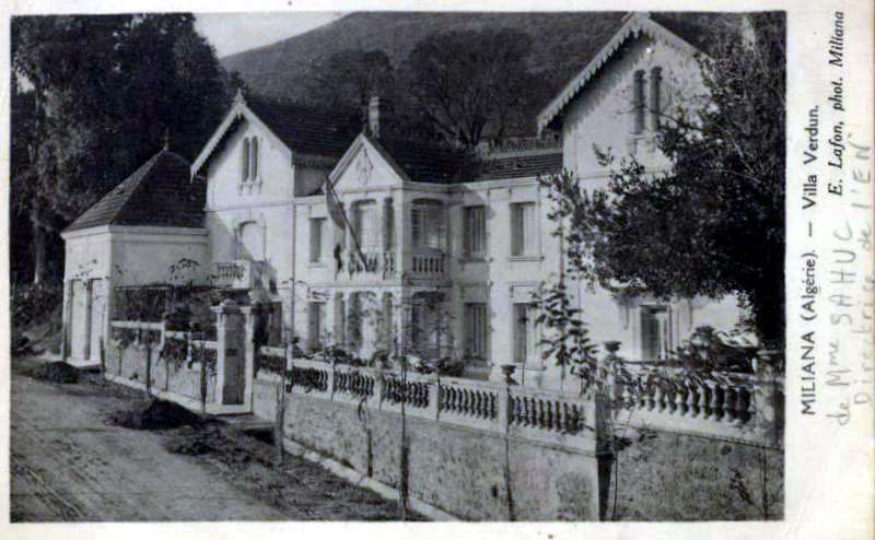 Villa de mme Sahuc, directrice de l'école normale