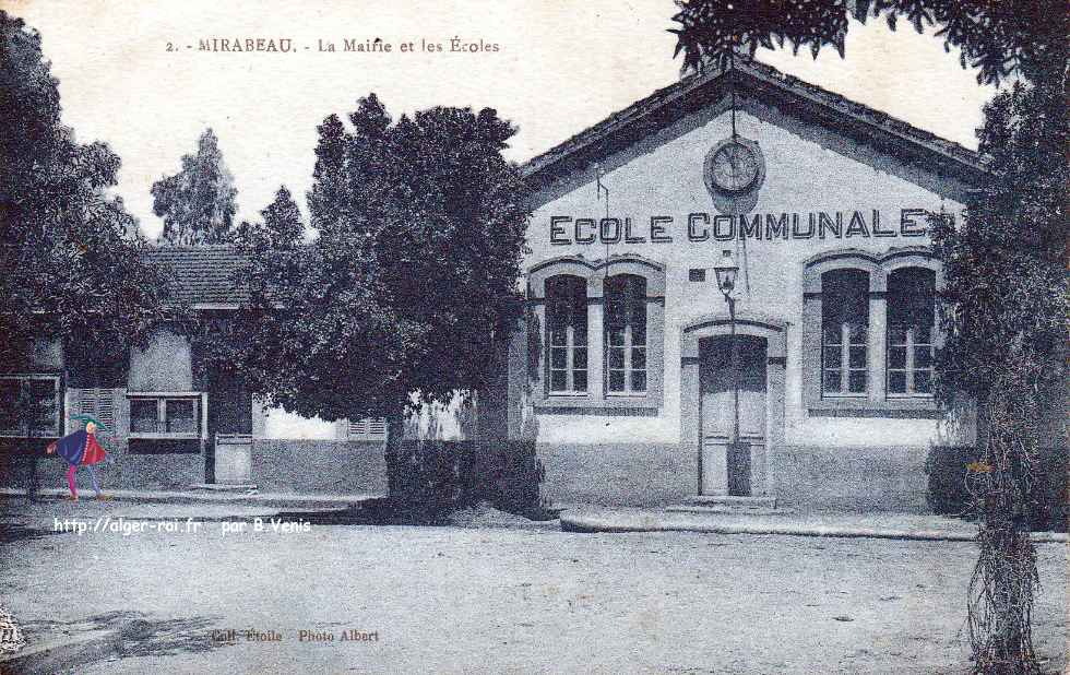 la mairie et les ecoles