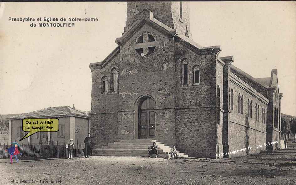 Presbytère et église de Notre-Dame de Montgolfier