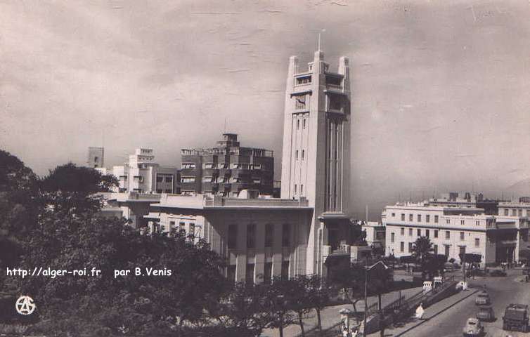 L'hôtel de ville et la poste,mostaganem