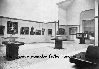 Une des galeries d'exposition des peintures