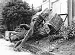 la statue "la France " descendue de son socle en 1962.