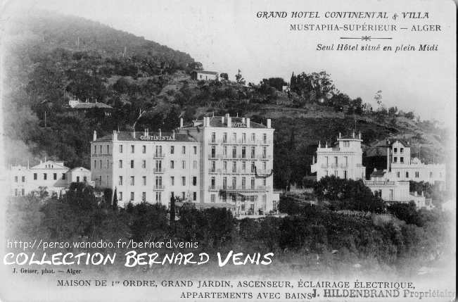 Le grand hôtel Continental et Villa