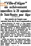 " Ville-d'Alger " va quitter Saint-Nazaire pour effectuer