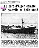 Le port d'Alger compte une nouvelle et belle unité