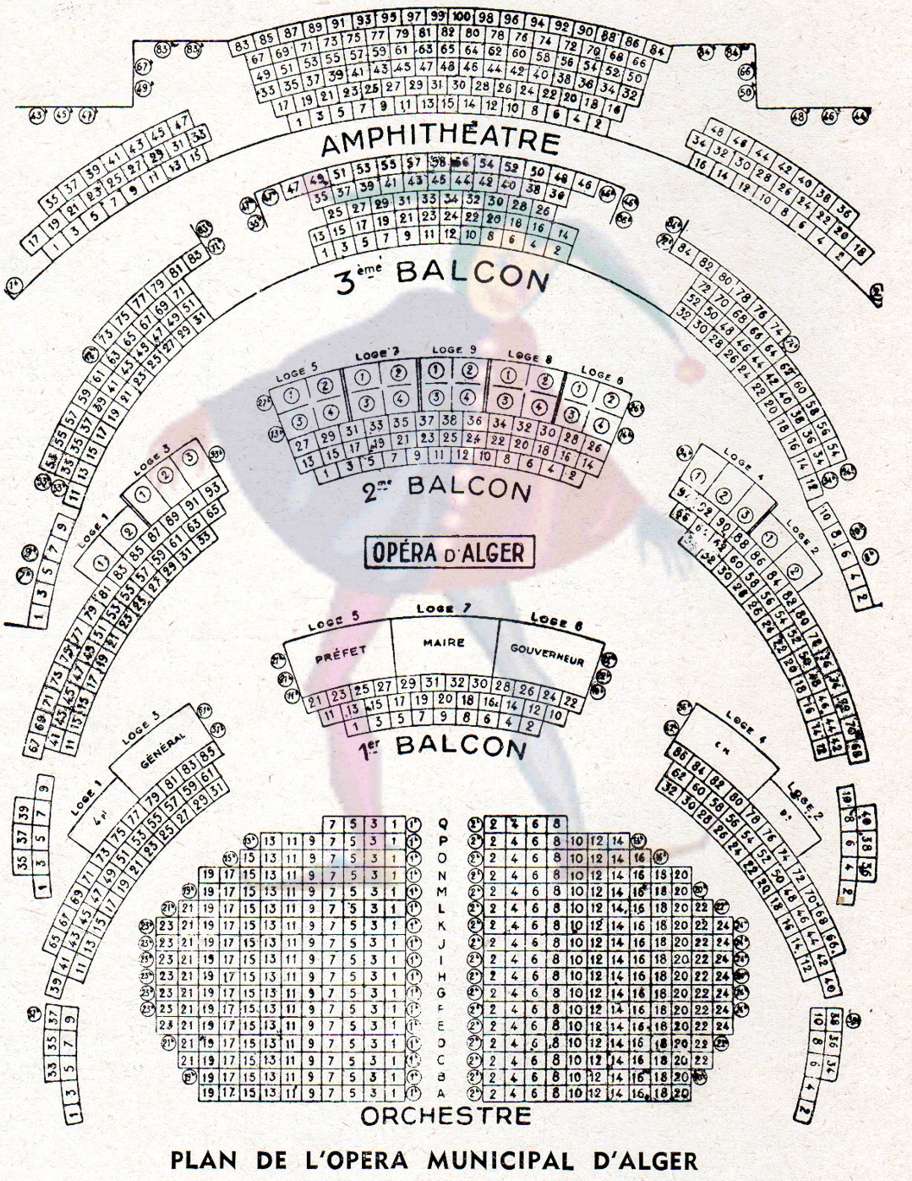 Le plan de l'opéra