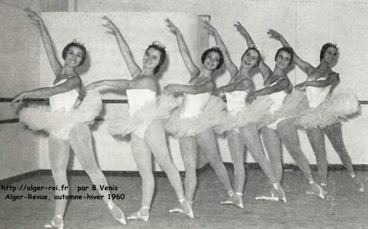 Les grands sujets : de g. à dr. Myrtho Povéda, Jocelyne Fournier, Michèle Boétie, Jacqueline Romier, Dany Autard et Colette Parodi. 