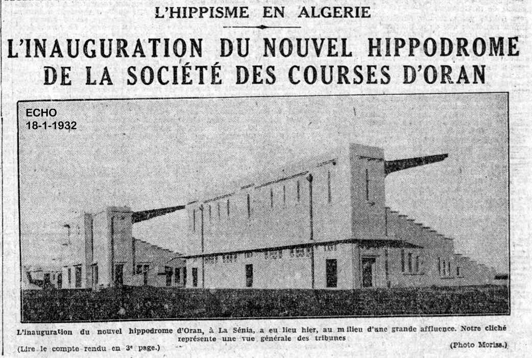 L'INAUGURATION du NOUVEL HIPPODROME