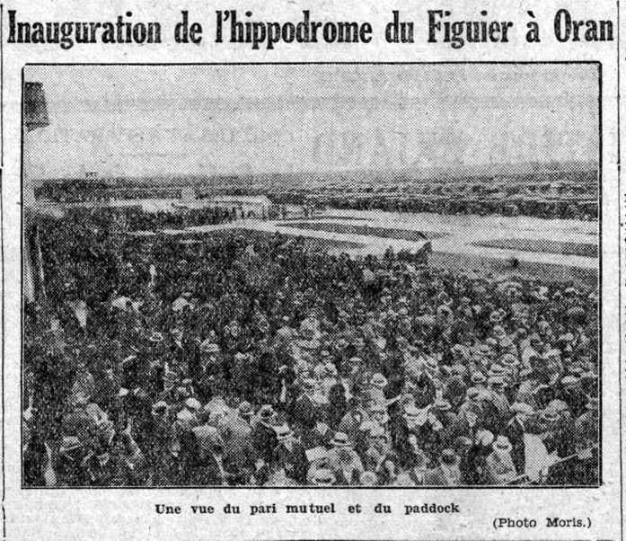 L'INAUGURATION du NOUVEL HIPPODROME