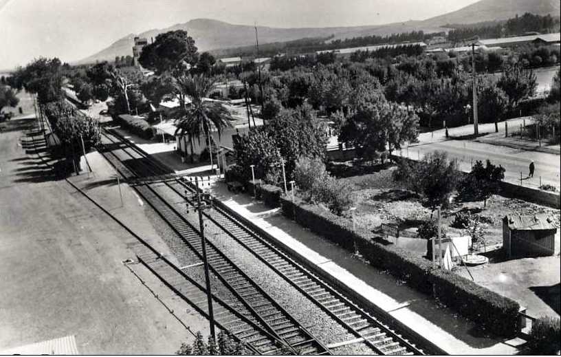 oued-fodda, la gare,vue aerienne