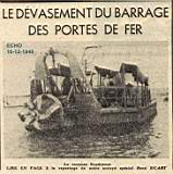 LE DÉVASEMENT DU BARRAGE DES PORTES DE FER