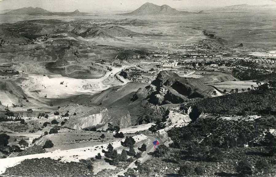 ouenza,vue d'ensemble de la mine