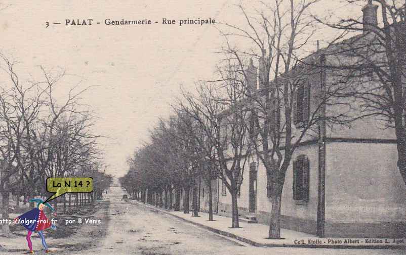 Gendarmerie et rue principale