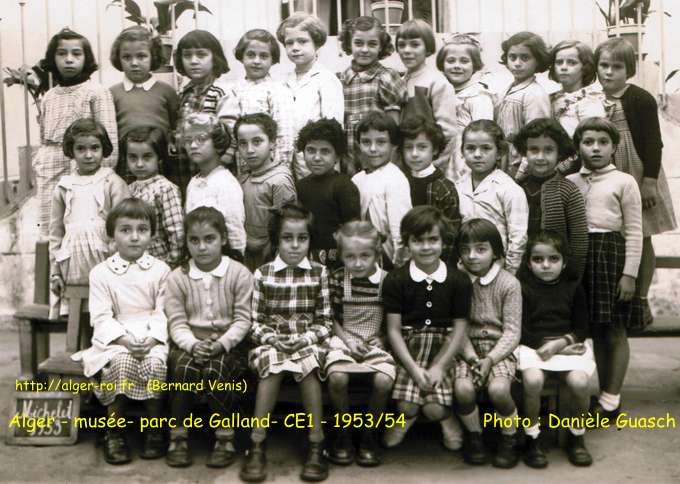 Cours élémentaire 1, 1953-1954