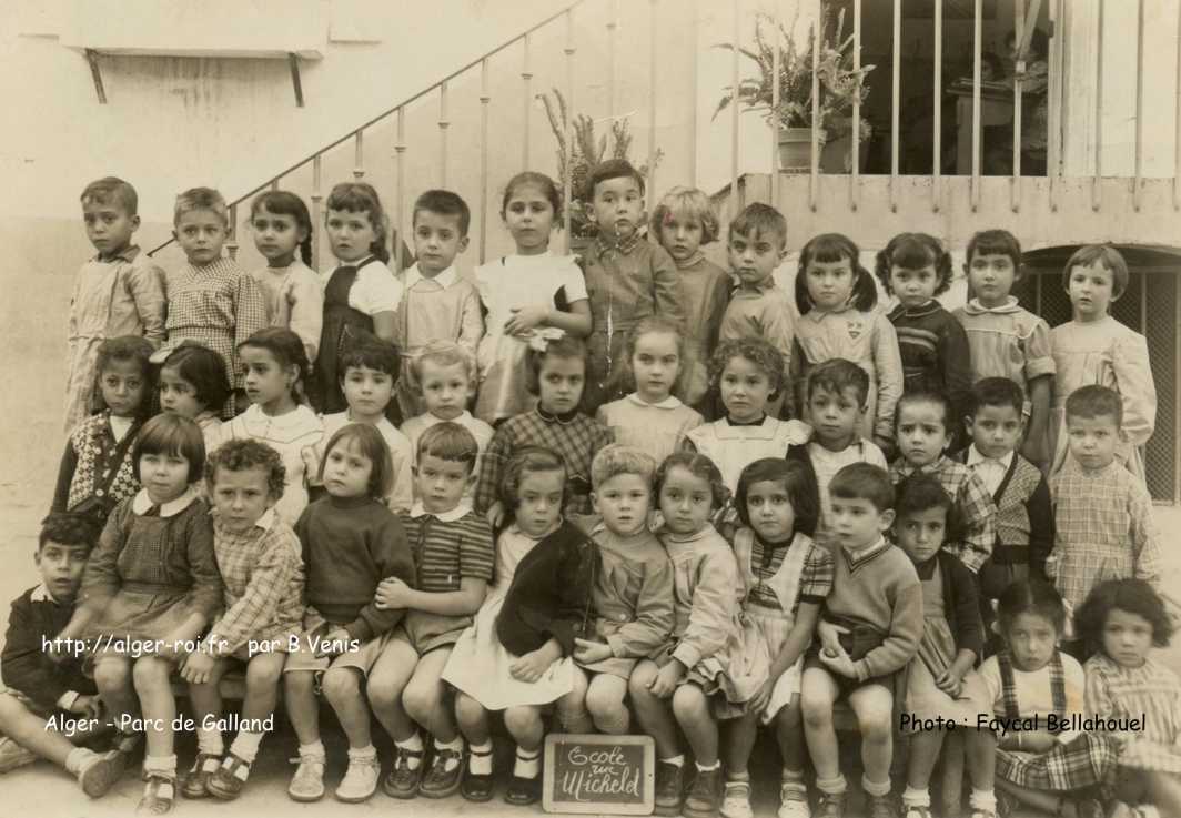 Maternelle, 1954-1955 ,parc de galland ou musée