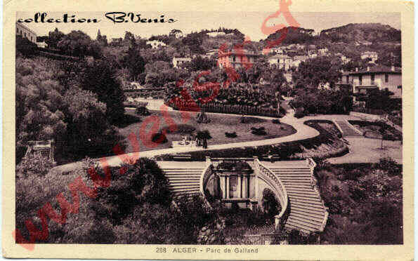 Alger,le parc de Galland,