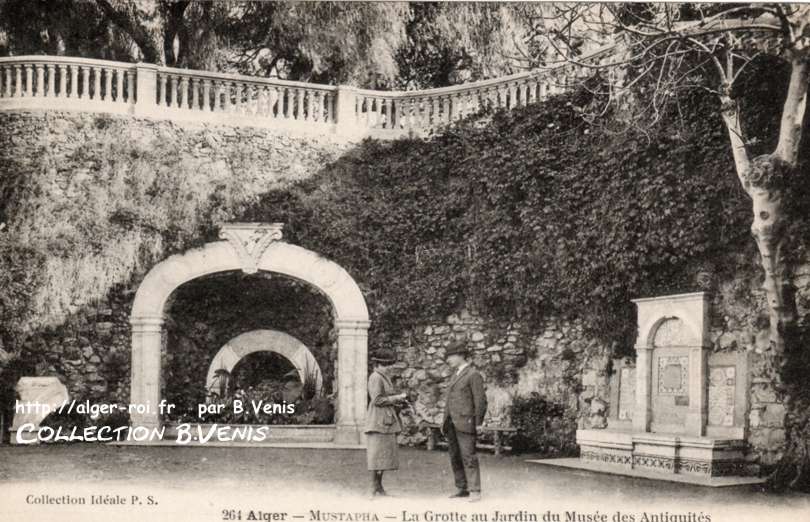 La grotte au musée du jardin des antiquités