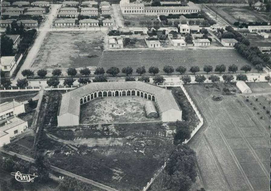 Vue générale aérienne sur l'Ecole Marie Curie