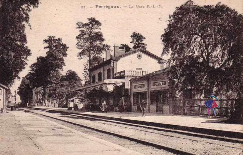 La gare P.L.M.