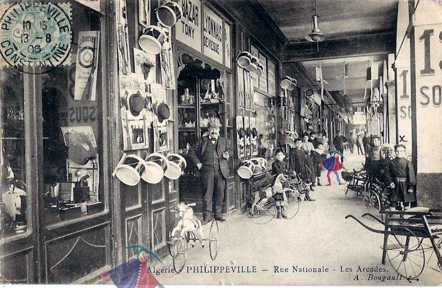 philippeville,route nationale,les arcades,tony deviegue;bernard-venis