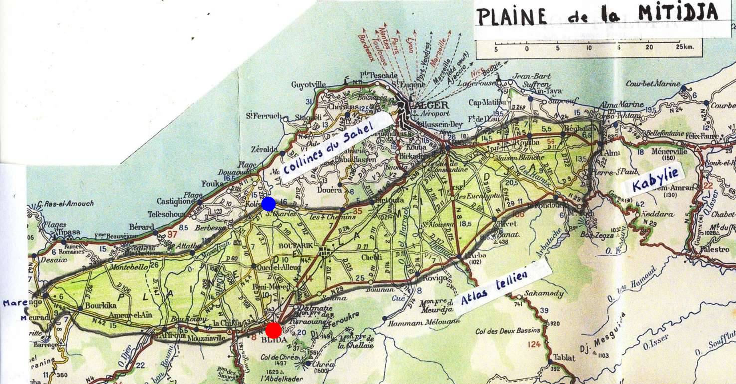 LA PLAINE DE LA MITIDJA AVANT 1962