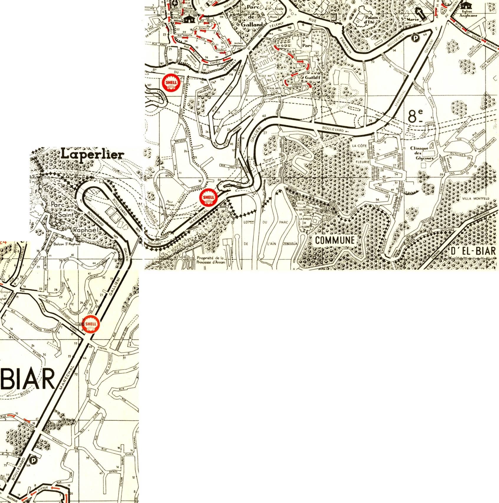 plan Villon de la circulation,boulevard gallieni,chemin picard,laperlier