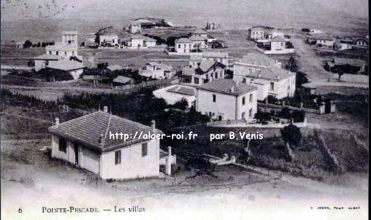 Pointe Pescade, les villas