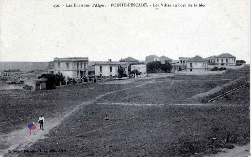 pointe pescade,villas au bord de mer