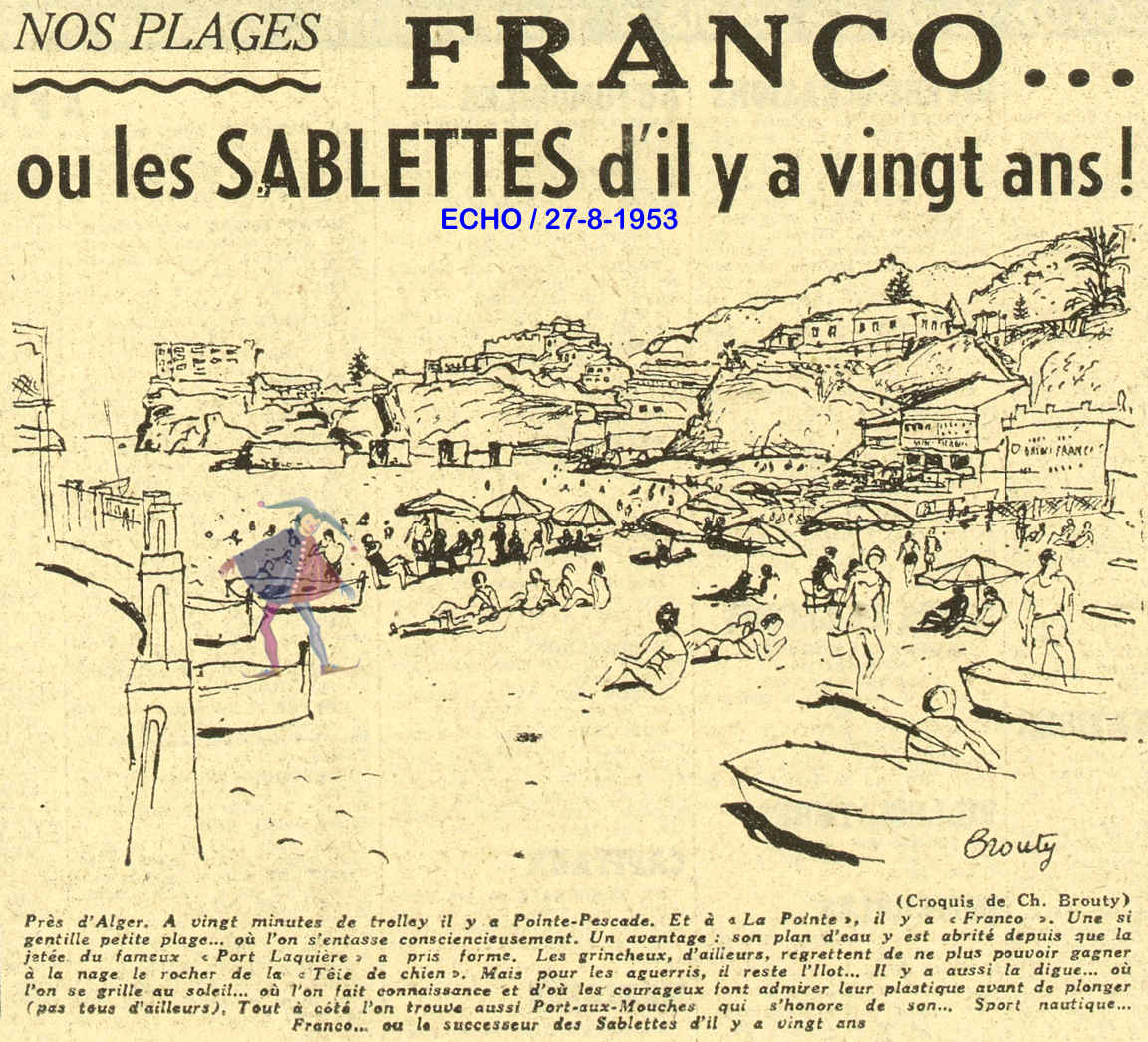 FRANCO... ou les SABLETTES d’il y a vingt ans ! 