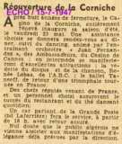 Après huit années de fermeture, le Casino de la Corniche, entièrement rénové inaugure sa saison d'été, le vendredi 23 mai.