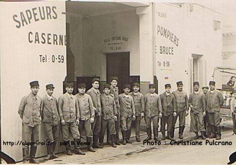 Sur cette photo, mes 2 grands-pères, le premier à droite, Maurice Pulcrano et le 6ème en partant de la droite Léon Billoire (décédé en 1954)