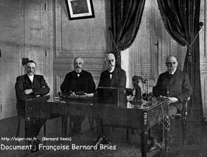 MEMBRES DE LA CHAMBRE DE COMMERCE D'ALGER (1920)