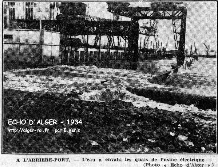 Une tempête provoque de graves dégâts dans la baie d'Alger