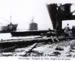 1934 : dégâts sur les quais 