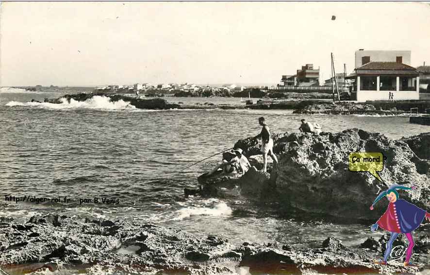 Les rochers, la pêche